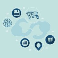 business flat infographic N109