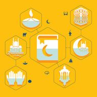 flat infographic Ramadan Kareem N65