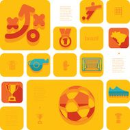 football soccer infographic N210