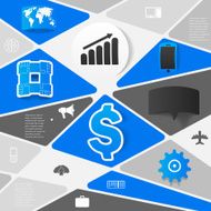 business geometric infographic N31