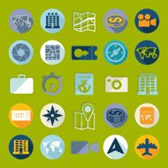 Set of summer tourism icons N283