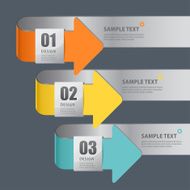 Vector Banners infographics Arrow Signs and Your Messages