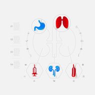 Set of medical icons N68