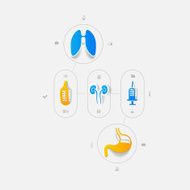 Set of medical icons N69