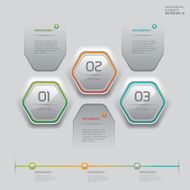 Modern white technology infographics banner