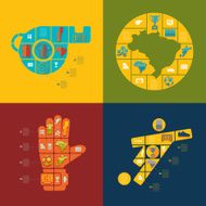 football soccer infographic N215
