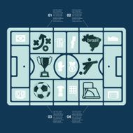 football soccer infographic N216
