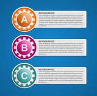 Color Gears Infographics Options Banner N2