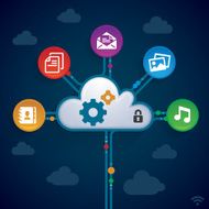 Personal cloud computing concept
