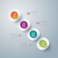 Infographics vector design template N210