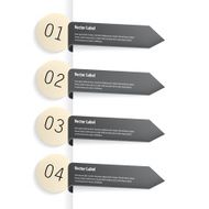 basic label infographics N10