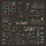 Line UI Infographic Elements - Complete Set N3