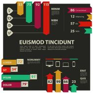 Flat infographic