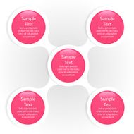 metaball colorful round diagram infographics N70