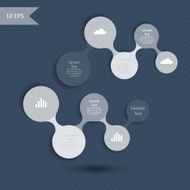 metaball colorful round diagram infographics N71