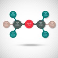 metaball colorful round diagram infographics N73