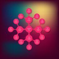 metaball colorful round diagram infographics N76
