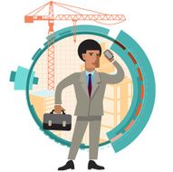 businessman in the construction industry