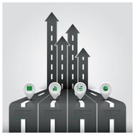 Road And Street Traffic Sign Business Infographic N16