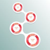 metaball colorful round diagram infographics N80