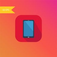 vector flat design smart phone icon element N2