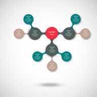 metaball colorful round diagram infographics N83