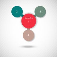 metaball colorful round diagram infographics N84
