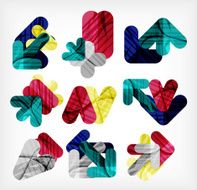 Collection of infographic option layouts N4