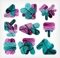 Collection of infographic option layouts N9