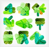 Collection of infographic option layouts N11