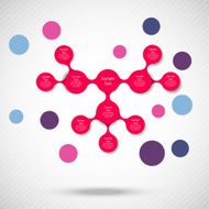 metaball colorful round diagram infographics N87