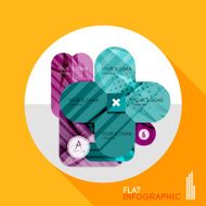 Geometric infographic in trendy flat style N74