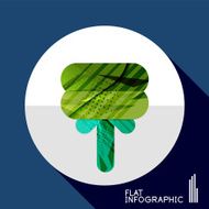 Geometric infographic in trendy flat style N133