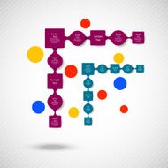 metaball colorful round diagram infographics N89