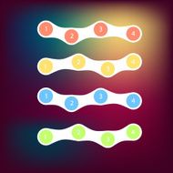 metaball colorful round diagram infographics N91