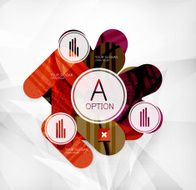 Modern infographic option layout N3