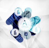 Modern infographic option layout N10