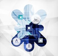 Modern infographic option layout N12