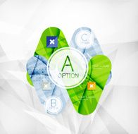 Modern infographic option layout N25