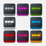 square button interface N5