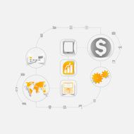 Set of business icons N67