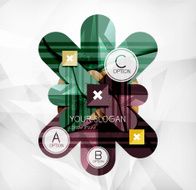 Modern infographic option layout N43