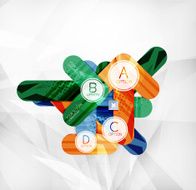 Modern infographic option layout N54