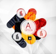 Modern infographic option layout N89