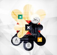 Modern infographic option layout N90
