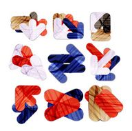 Collection of 9 arrow infographic layouts N20