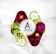 Modern infographic option layout N113