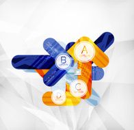 Modern infographic option layout N123