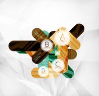 Modern infographic option layout N128