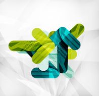 Modern web presentation design layout N143